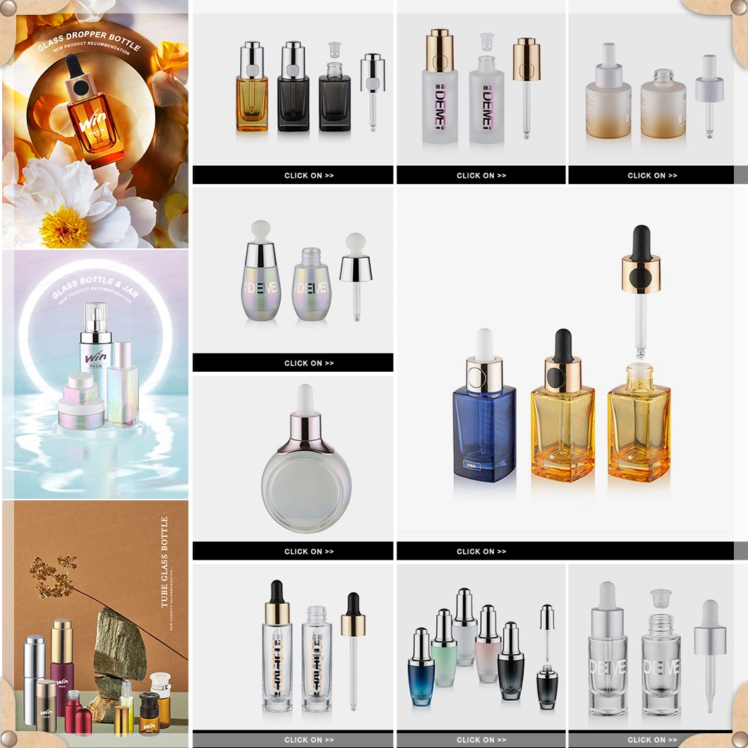 30ml 60ml 100ml 120ml Skincare Glass Packaging